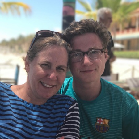Tony Terraciano with his mother Joanie Terraciano.